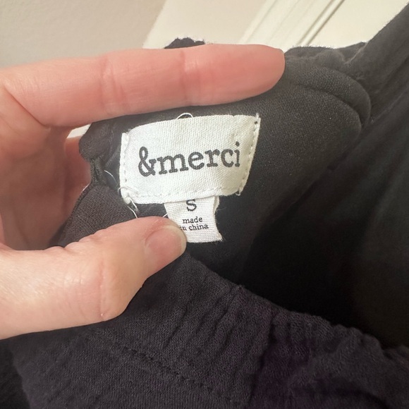 Black Ruffle Mini Dress - Picture 3 of 3